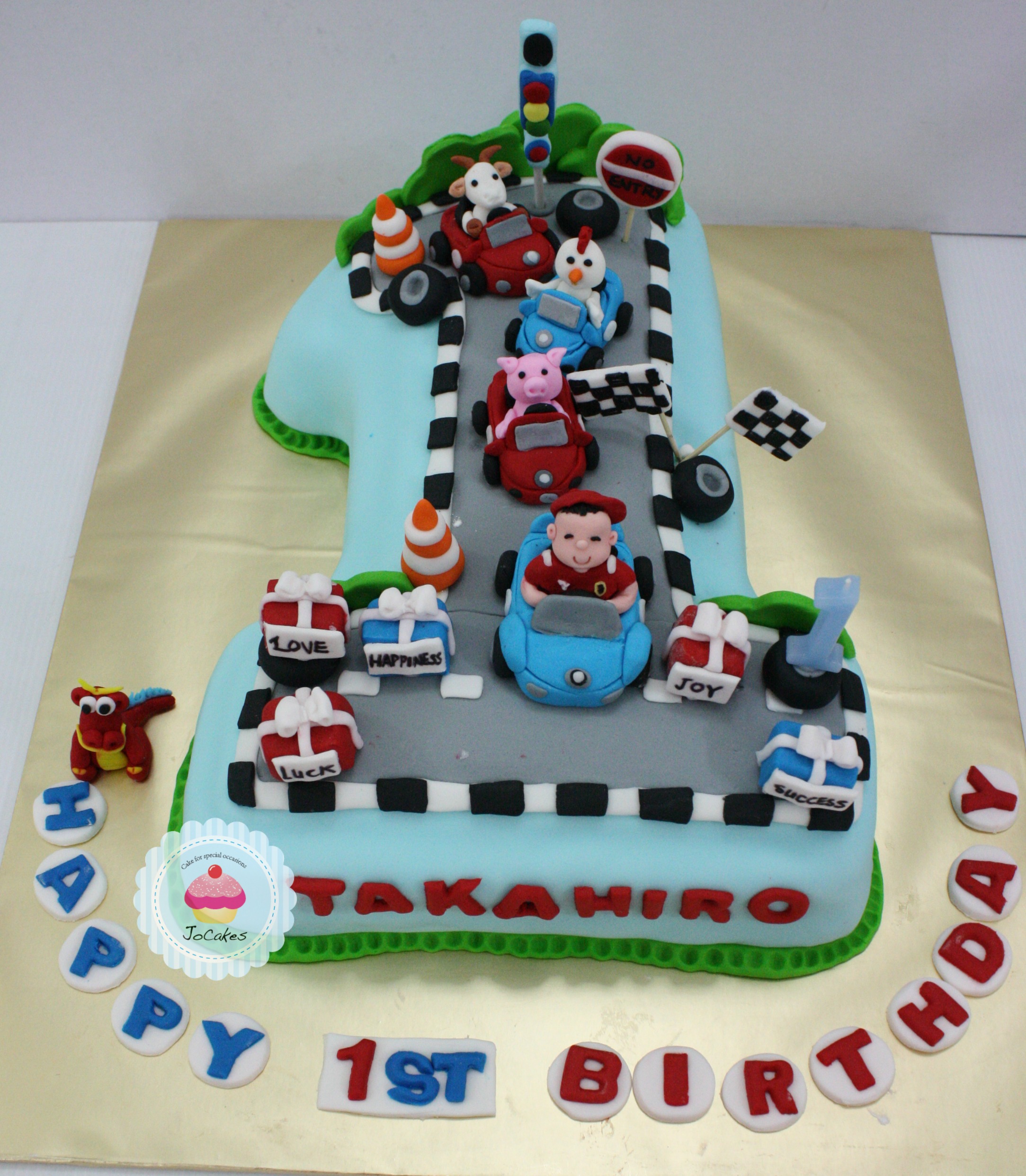 Number 1 Cars Cake For Takahiro Jocakes