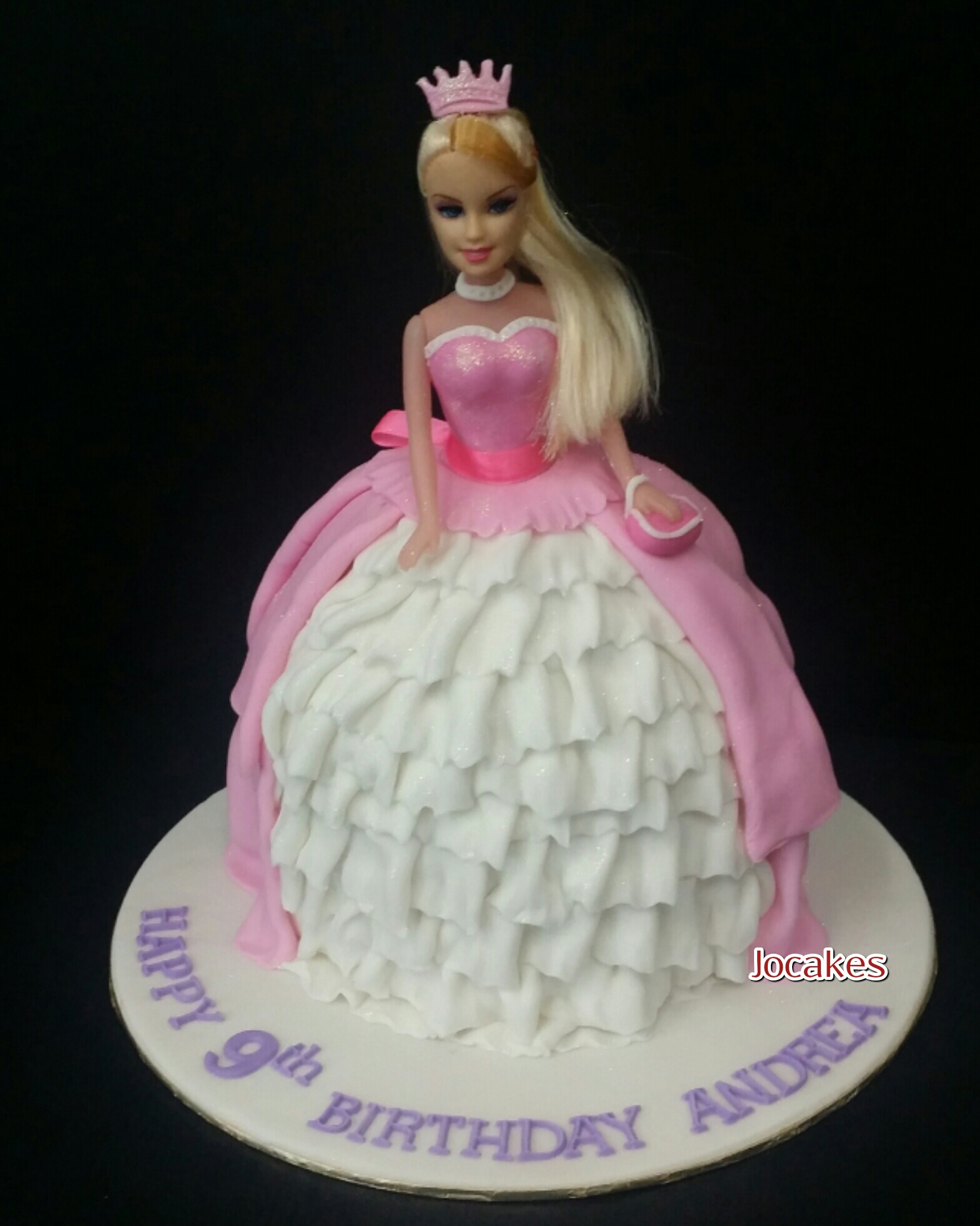 Barbie doll cake  jocakes